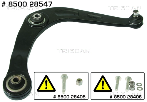 Поперечный рычаг передн. Прав *TRISCAN* PEUGEOT 206 |--->850028547 / Si-53177 / Si-53074