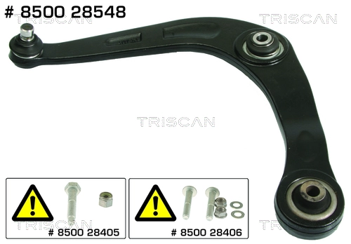 Поперечный рычаг передн. Лев *TRISCAN* PEUGEOT 206, 206+ |--->850028548 / Si-53073