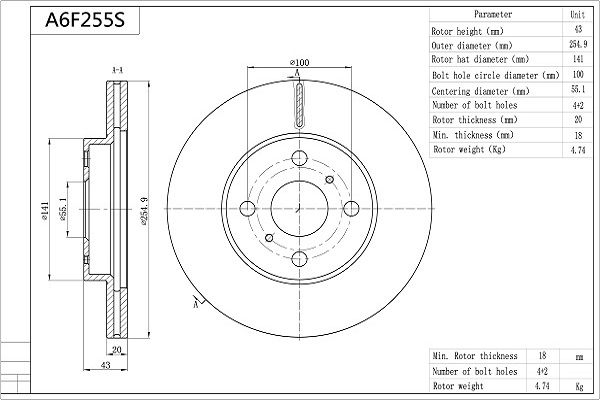 A6F255S