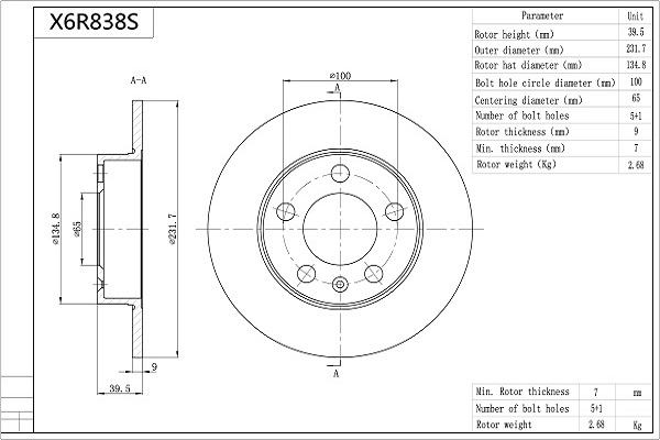 X6R838S