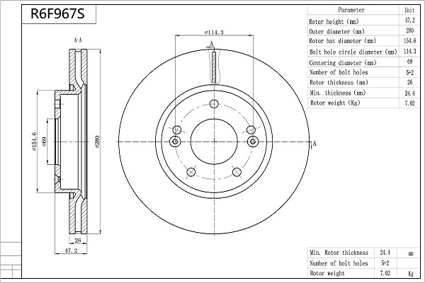 R6F967S