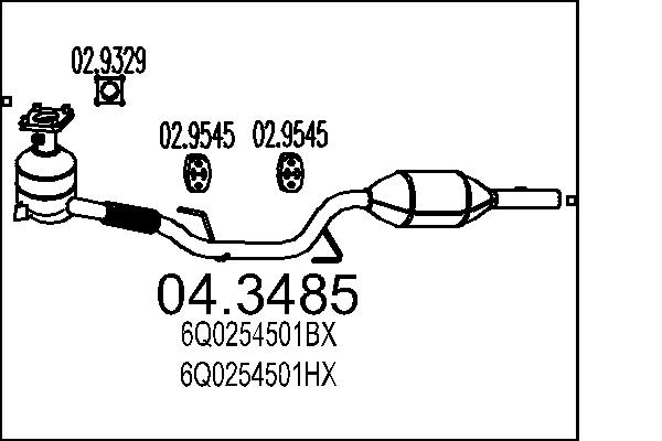 6Q0254501BX
