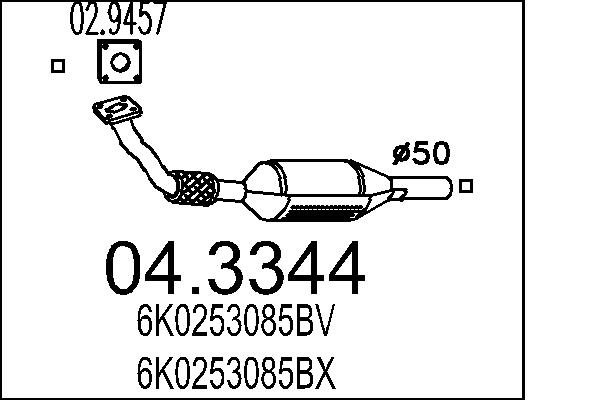 6K0253085BX