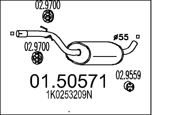 1K0 253 209 N