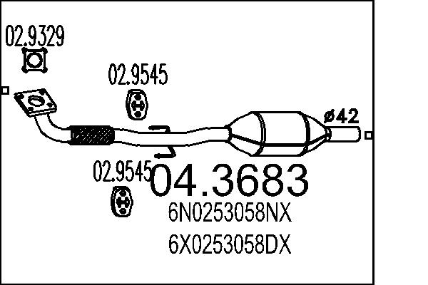 6X0253058DX