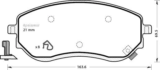 1305