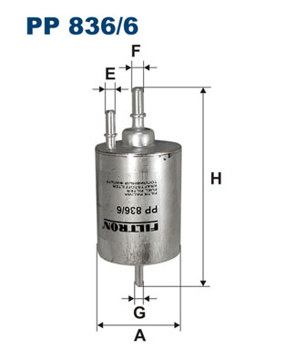 Фильтр Топливный FILTRON \\\ filtron - PP836/6