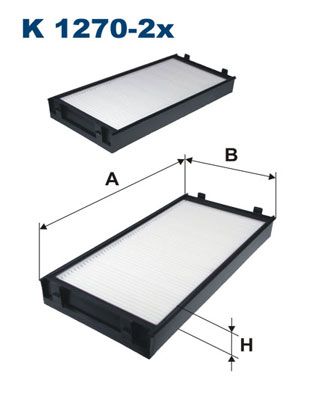 Фильтр салонный * FILTRON * BMW X5 |-->Filtron-->K1270-2X