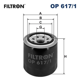 Фильтр Масло FILTRON  |--->  Filtron - OP617/1