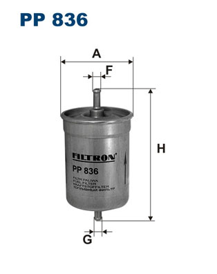 Фильтр Топливный FILTRON \\\ filtron - PP836