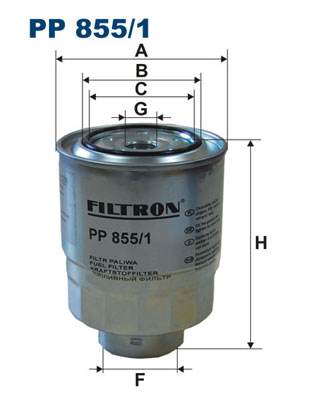 Фильтр Топливный    FILTRON    |-->  PP855/1