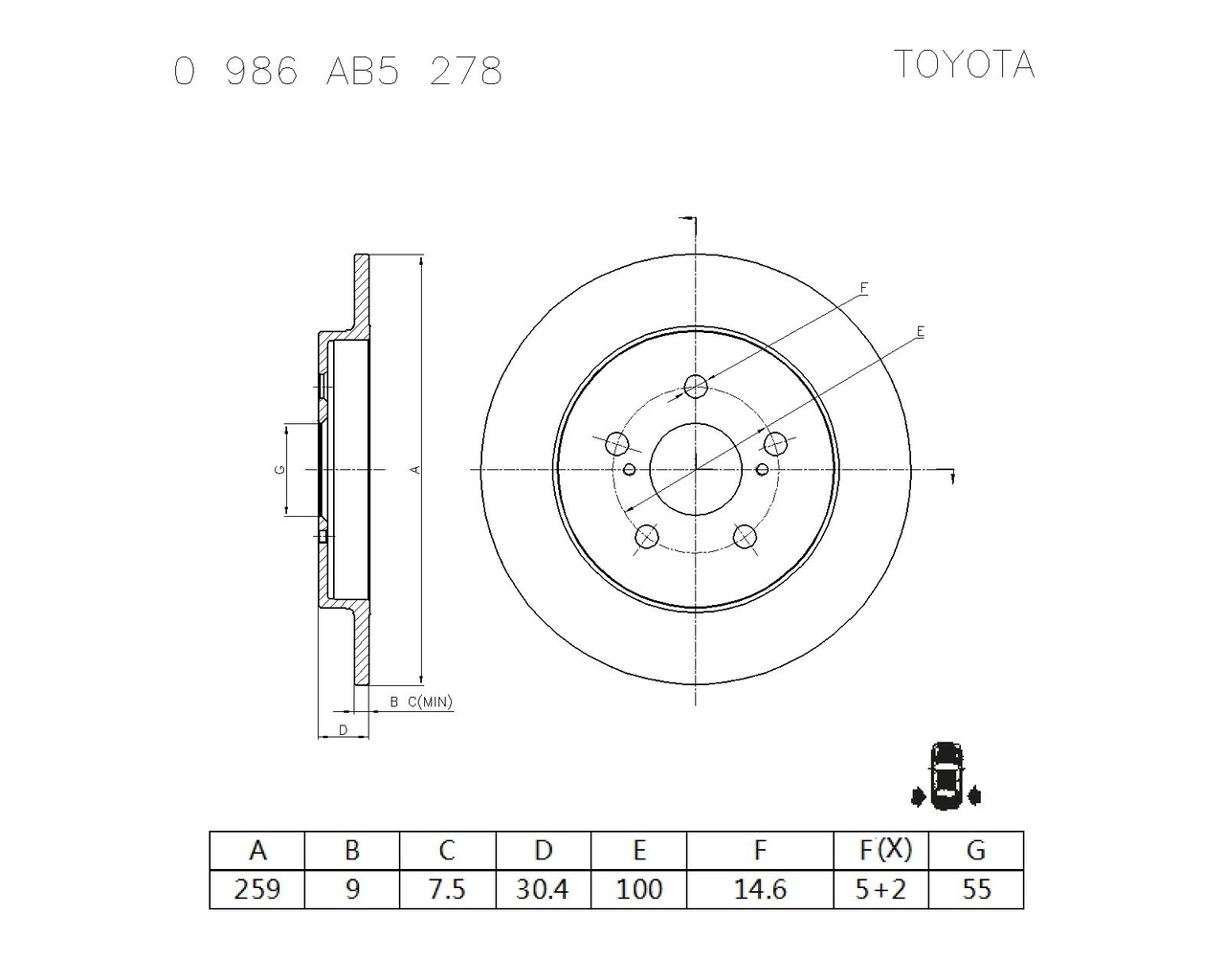 0 986 AB5 278