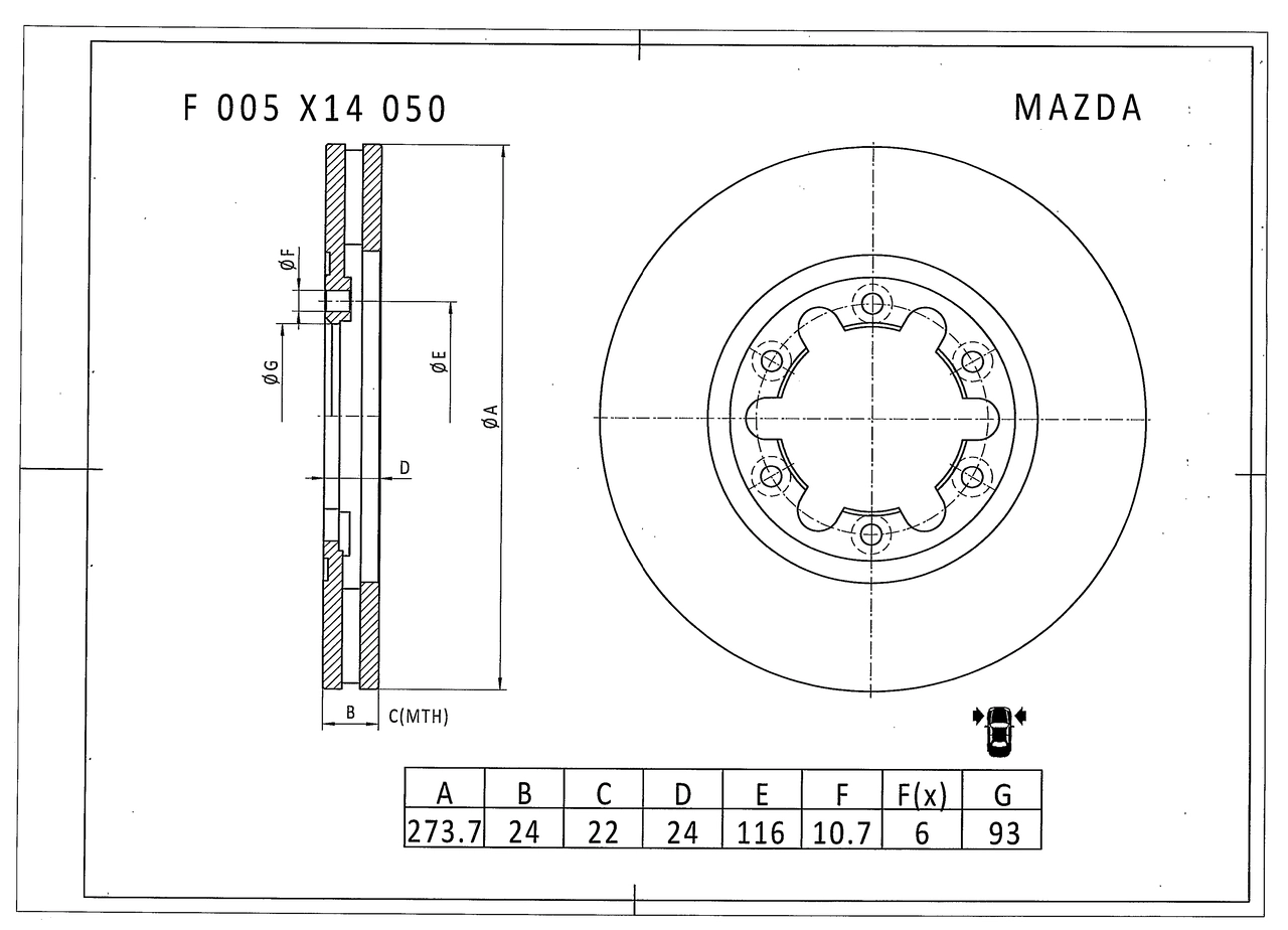 F 005 X14 050