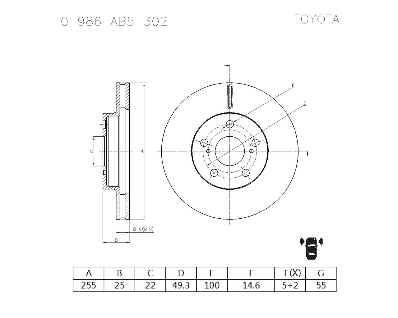 0 986 AB5 302