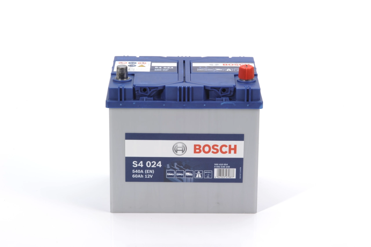 AKB Bosch - 60 AH |--->  Клем.0 | - || + | / V 12 / 540A (En) (232x173x225) S4