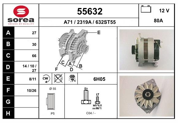 55632