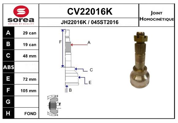 CV22016K