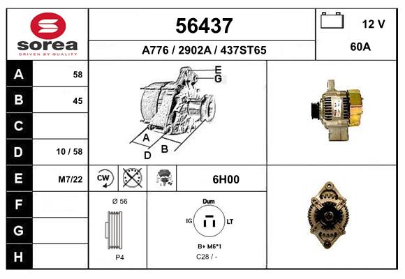 56437