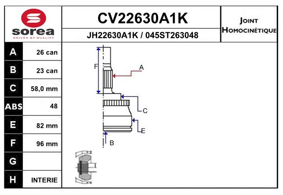 CV22630A1K