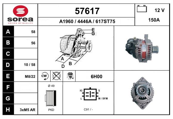 57617