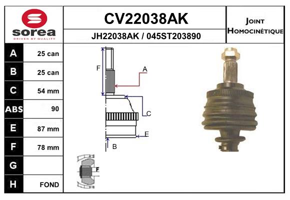 CV22038AK