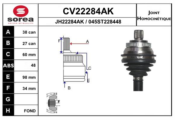 CV22284AK
