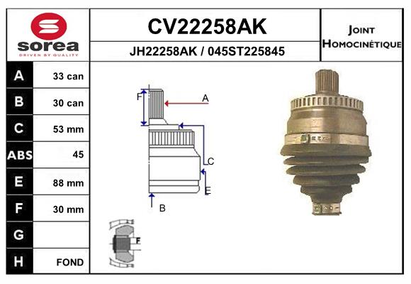 CV22258AK