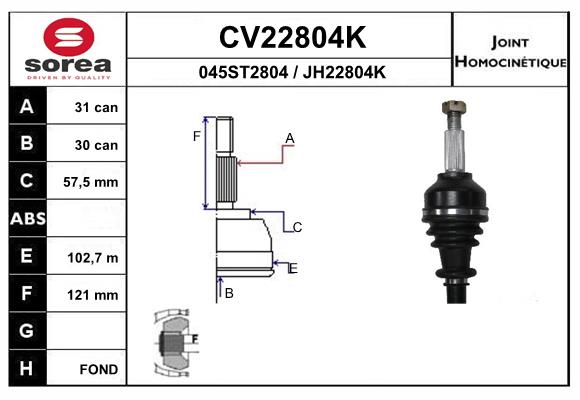 CV22804K