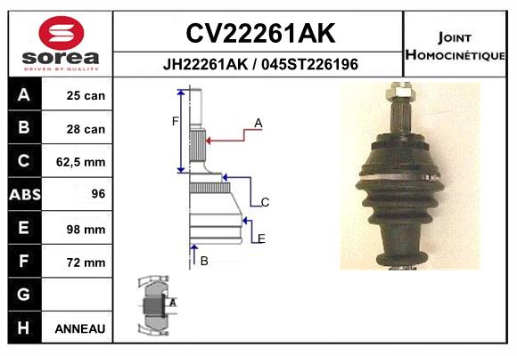 CV22261AK