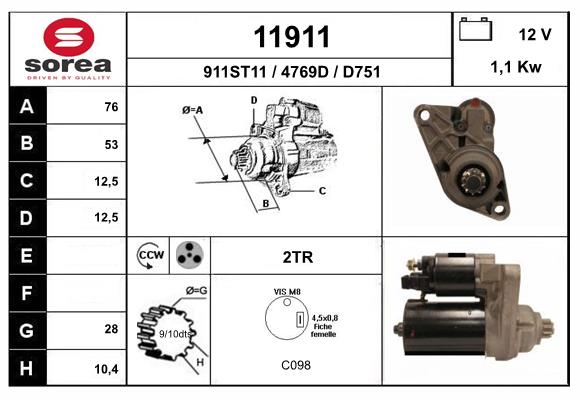 11911