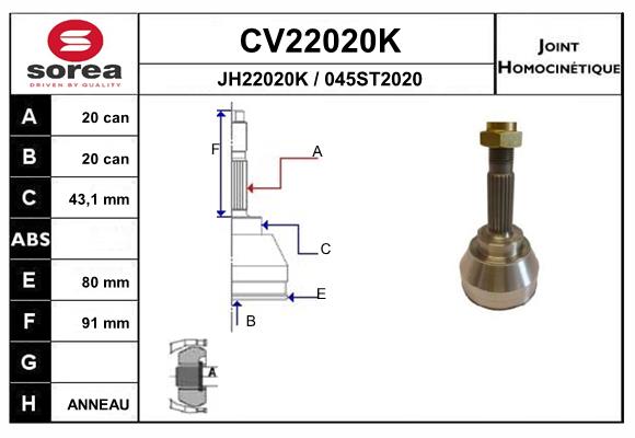 CV22020K