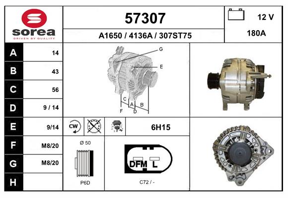 57307