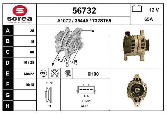 56732