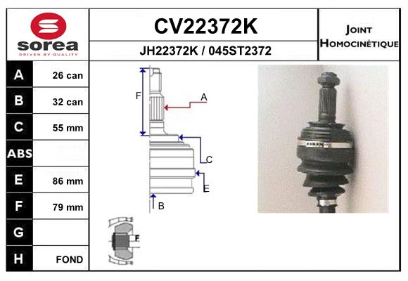 CV22372K