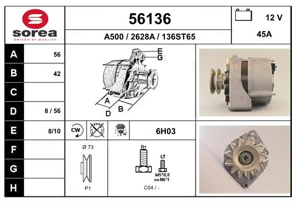 56136