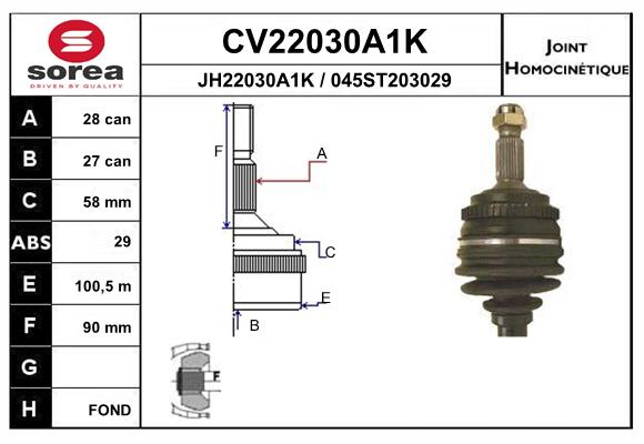 CV22030A1K