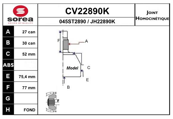 CV22890K