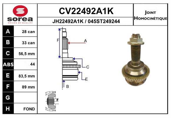 CV22492A1K