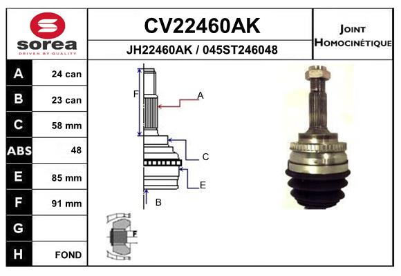 CV22460AK