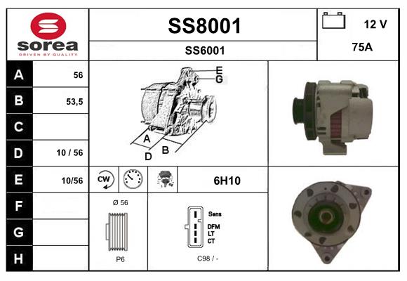 SS8001