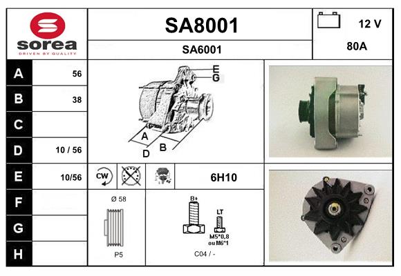 SA8001