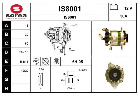 IS8001