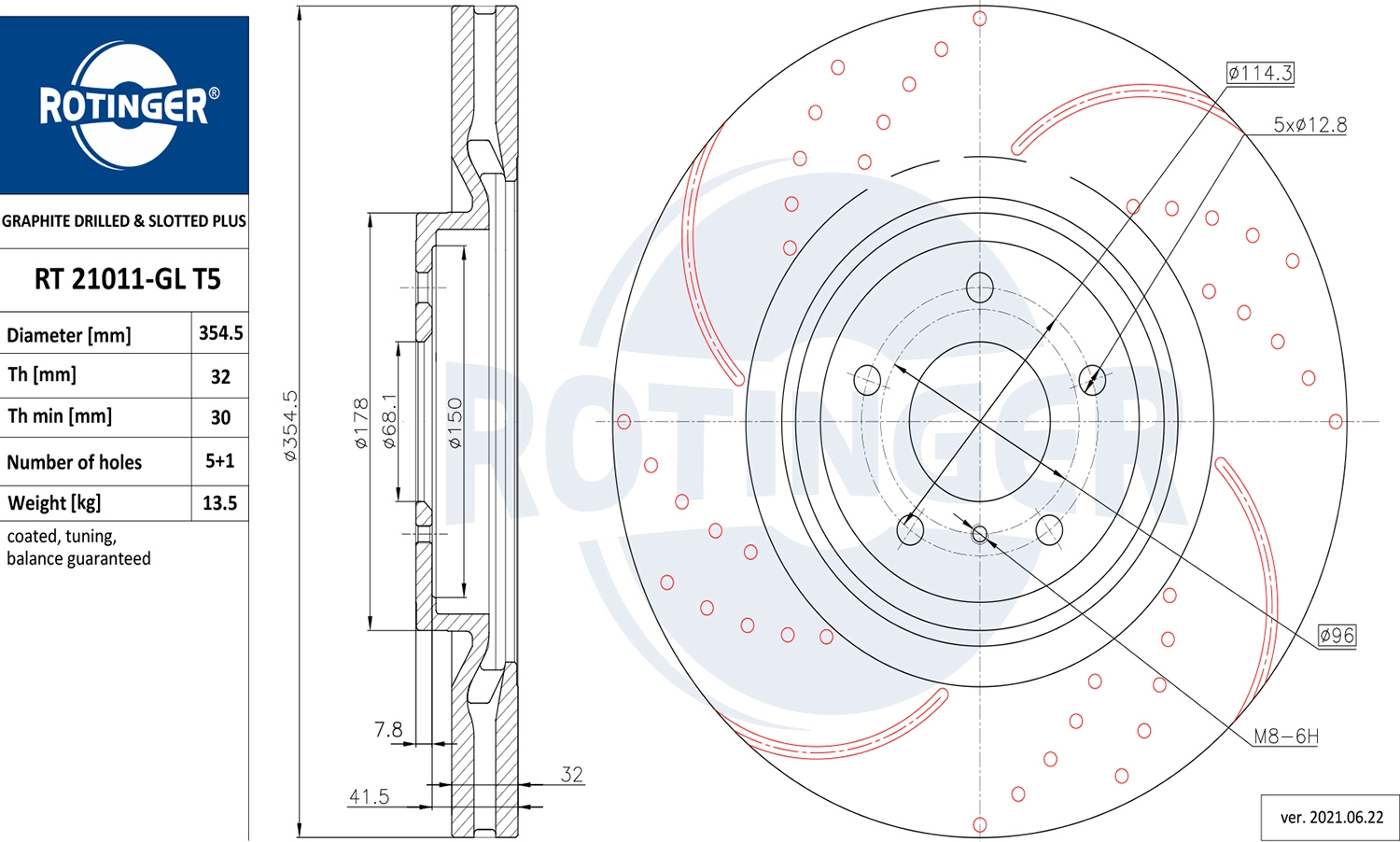 RT 21011-GL T5