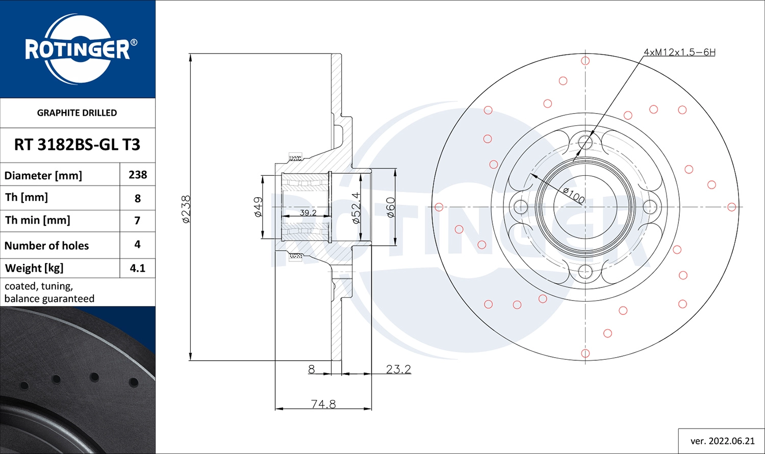 RT 3182BS-GL T3