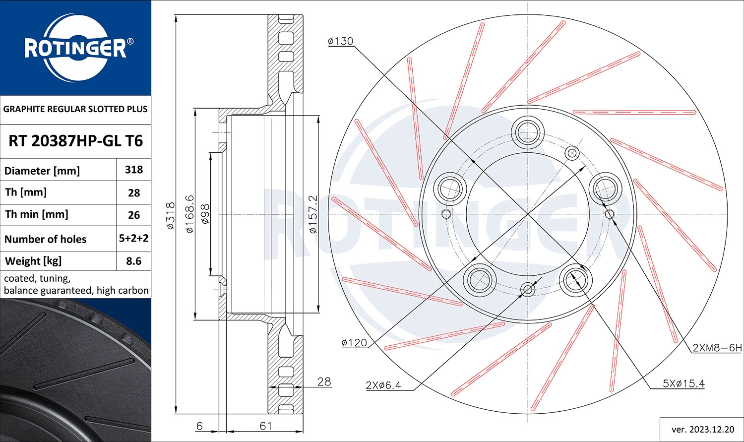 RT 20387HP-GL T6