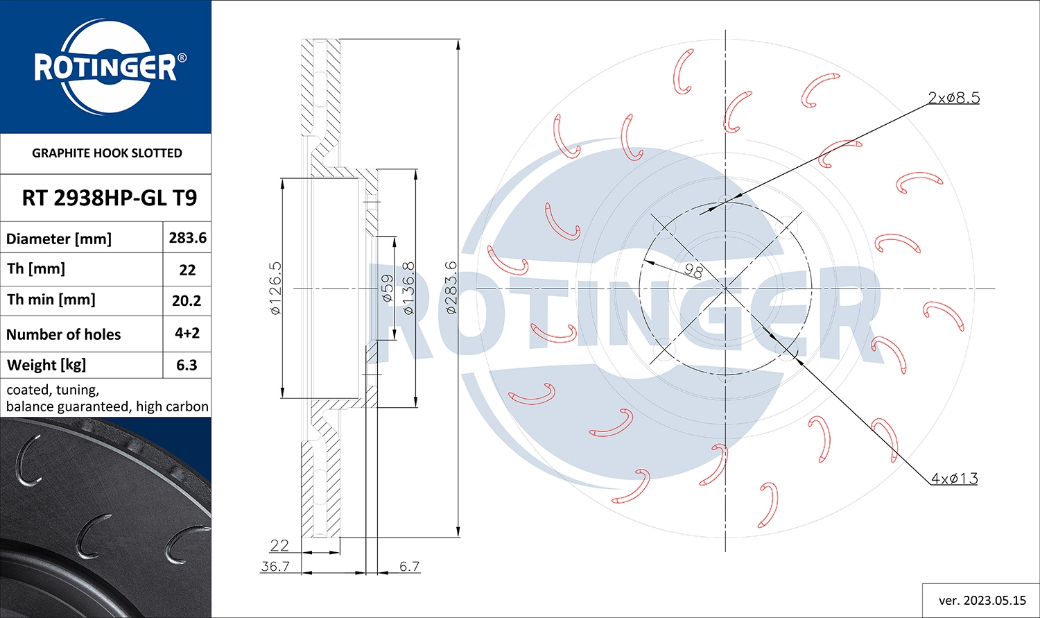 RT 2938HP-GL T9
