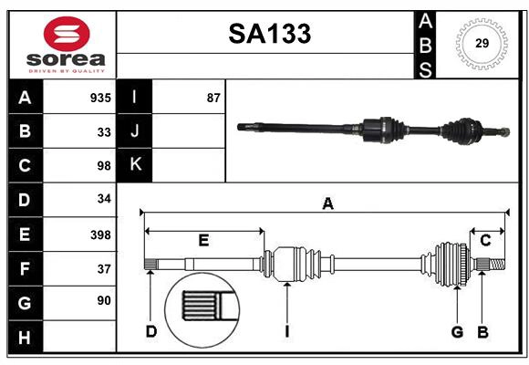 SA133
