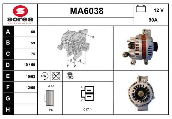 MA6038