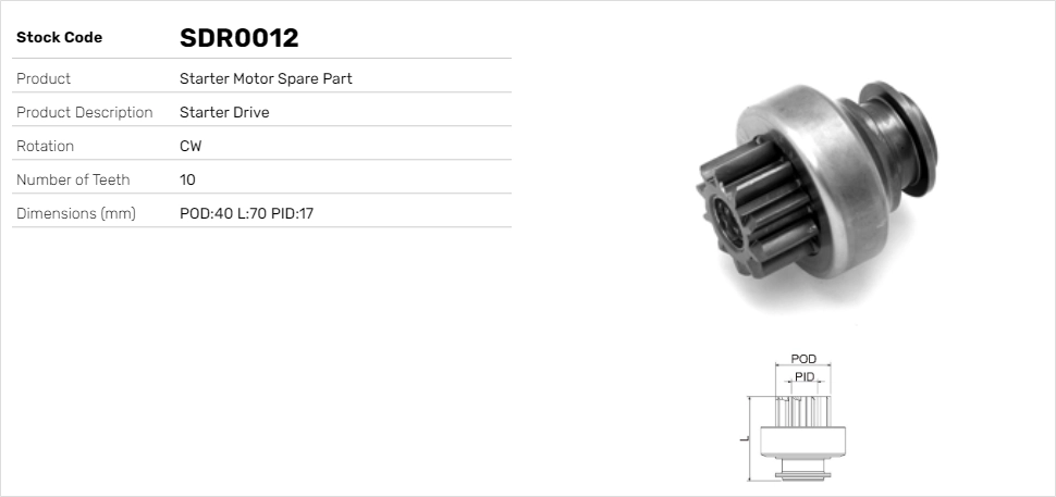 SDR0012