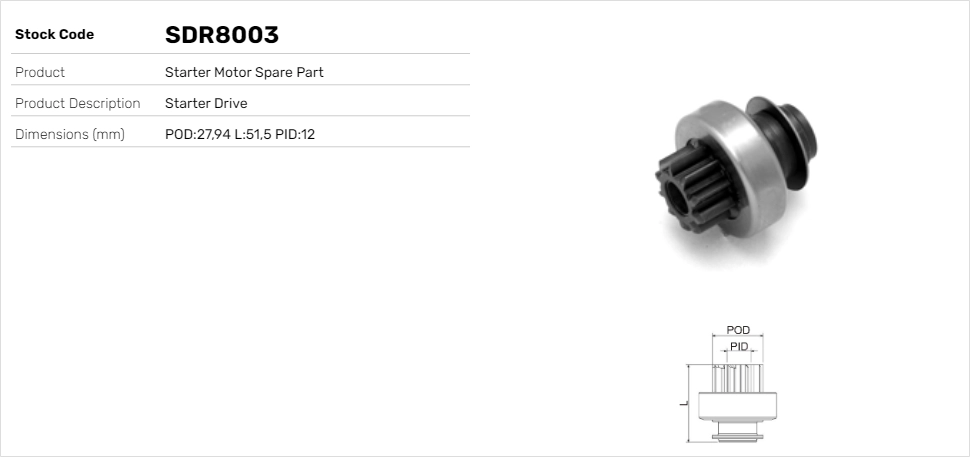 SDR8003